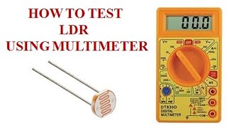 ldr | ldr testing | LDR testing using Multimeter | LDR testing | how to test ldr using multiteter