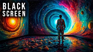 Hypnotic Music To Experience Parallel Universes | Binaural Beats Sleep Music | Black Screen Trance