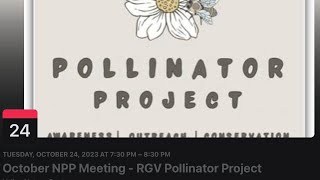 RGV Pollinator Project at NPP