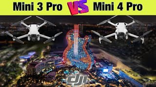 DJI Mini 3 Pro vs DJI Mini 4 Pro Night Mode🌛