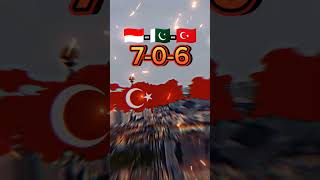 Pakistan vs Türkïye vs Indonesia (Epic battle) | #geography #pakistan #lol #india #china #w #indian