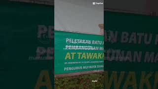 pembangunan masjid attawakal di wilayah gempa cugenang cianjur