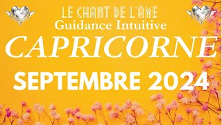 Capricorne ♑Septembre 2024 - Vous allez obtenir ce que vous désirez, mais il faut lâcher prise !