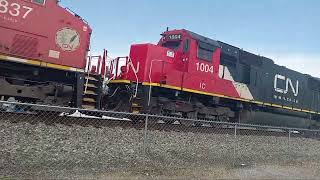 CN/IC MANIFEST WITH SD70's BACK TO BACK/MY SECOND & THIRD SD70's