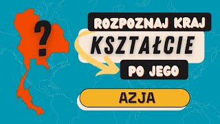 Rozpoznaj Kraje po Kształtach 🌍 49 Krajów Azji | Poziom Łatwy do HARDCORE 🤯🔥