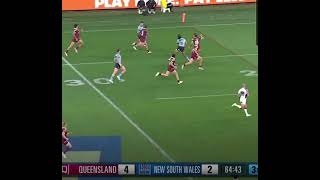 Bradman Best Try vs QLD Maroons State Of Origin 2024 🏉