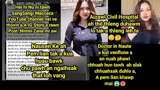 Aizawl Civil Hospital ah thil duhawmlo thleng a awm Leh ta, Doctor hi ava Sual ve,😠😱Naupang hliam