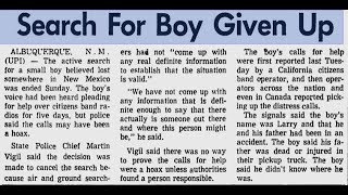 RTTY story: The Mystery of Lost Boy Larry