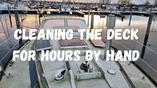 The Dufour 31 project | Cleaning timelapse | How to get rid of 4 years dirt. PT 2