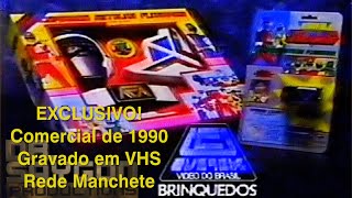 Comercial VHS restaurado raro Flashman Prisma Laser 1990 gravado Rede Manchete Tokusatsu antigo