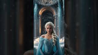 AI creates photography shoot for Elsa in Frozen! #frozen #disney #aigenerated