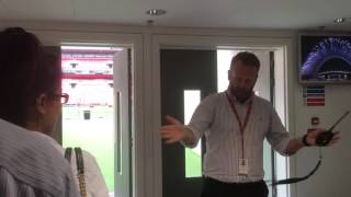 EML TEAM BUILDING: in the tunnel at London's Wembley Stadium