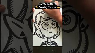 Everyone Can Draw! - AMITY BLIGHT ✍️ Drawing Tutorial ✏️ #amityblight #theowlhouse #owlhouse #amity