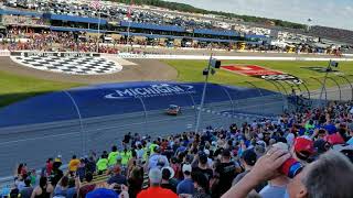 Kyle Larson Burnout at M.I.S. June 2017