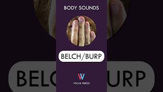 Body sounds in English (Part 1) #vocabulary