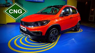 Tata TIAGO NRG iCNG Launched 🔥| 26.4 km/kg Average |⚡