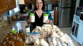 Stocking my freezer with months' worth of ready-to-eat burritos.