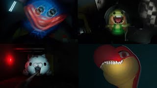 ALL JUMPSCARES Poppy Playtime: Chapter 1-3