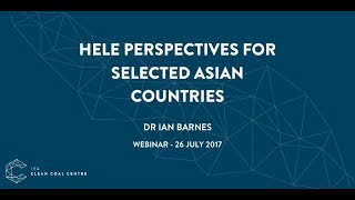 HELE perspectives for selected Asian countries | IEACCC Webinars