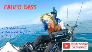 PESCA EN KAYAK- Pesca de calicos, métodos de pesca en días difíciles!