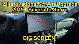 [HOW TO] Install Z-Innovations 13.1" 2019-2024 Silverado/Sierra Screen Upgrade - Non-Bose Truck