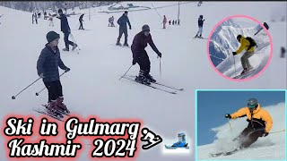 Ski in Gulmarg Kashmir 2024 | Gulmarg Kashmir #skigulmarg #gulmarg2024 #snowboarding