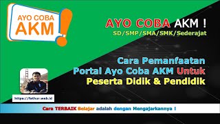 AYO COBA SOAL AKM : GRATIS UNTUK SISWA DAN GURU