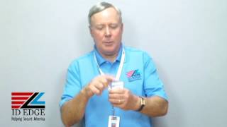 Vertical Security Card Holder with Locks | North Dakota ID Badges | ID Printer Systems