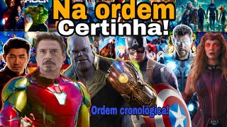 A ordem cronológica de todos os filmes e séries da Marvel!