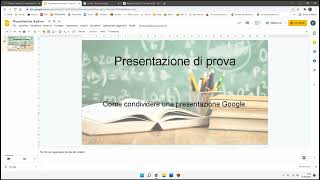 Condividere una presentazione creata con Google Slides