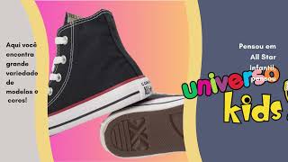 Tênis Infantil Converse  Chuck Taylor Canvas Cano Alto na Universo Kids!