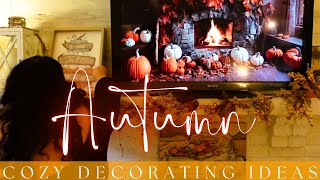 🍂🥧 COZY FALL FARMHOUSE DECORATE WITH ME | COZY COTTAGE AUTUMN HOMEMAKING 🍁🍁