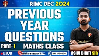 Previous Year Questions | RIMC Dec 2024 | RIMC Coaching | RIMC Maths Class | RIMC Online Classes