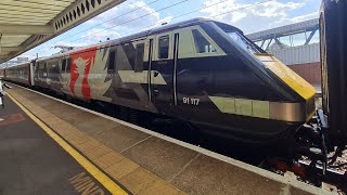 Colas Rail 43301, 91117 and 43303 at Peterborough