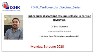 Dr Luis Gonano - "Subcellular discordant calcium release in cardiac myocytes"