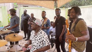 Francis Osei drummer🥁and the Westcoast band‼️the best Hi-Life Jam ever🔐🎬woaw🔥🔥