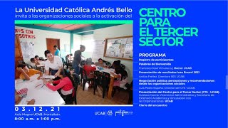 La UCAB presentó oficialmente el Centro para el Tercer Sector