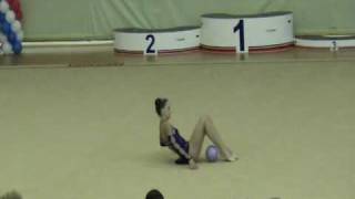 Anton Andrada Andriada. Romania. Ball. Qualification. RG WC St-Petersburg 03.04.2010.mp4