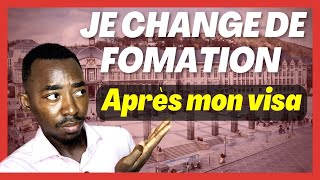 Est-ce possible de changer de formation après avoir eu son visa ?