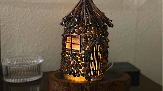 DIY Lighted Fairy House