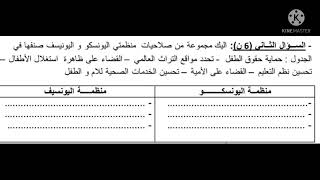 فرض الفصل الثاني المقترح في التربية المدنية للسنة الثالثة متوسط مع التصحيح 🙂