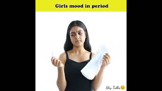 Girls mood during period | लड़कियों में पीरियड्स के दौरान क्या होता है #shorts.