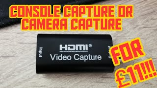 Console HDMi Capture & Cam Link for £11