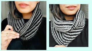 Macrame Scarf tutorial | آموزش شالگردن رینگی مکرومه (دو رو) فقط با استفاده از پترن گیسباف