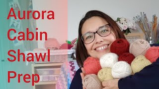 Aurora Cabin Shawl Decisions Knitting Vlogmas Day 22