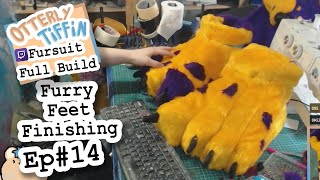 Foam Feet Furry Sewing, Continued With Extra SPOTS #14