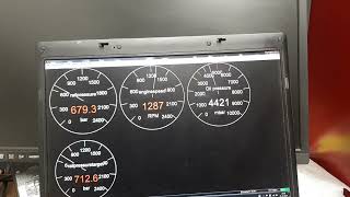 Volvo D16K 550 commonrail running on our engine test system.