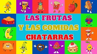 ¡Aprende sobre las Frutas y Comidas Chatarra Divertidas! 🍎🍕 | Video Animado para Niños y Niñas