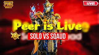 PUBG MOBILE BGMI RUSH SOLO VS SQUAD Join Us