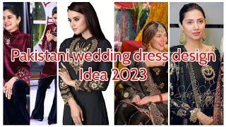 Pakistani wedding dress design Idea 2023